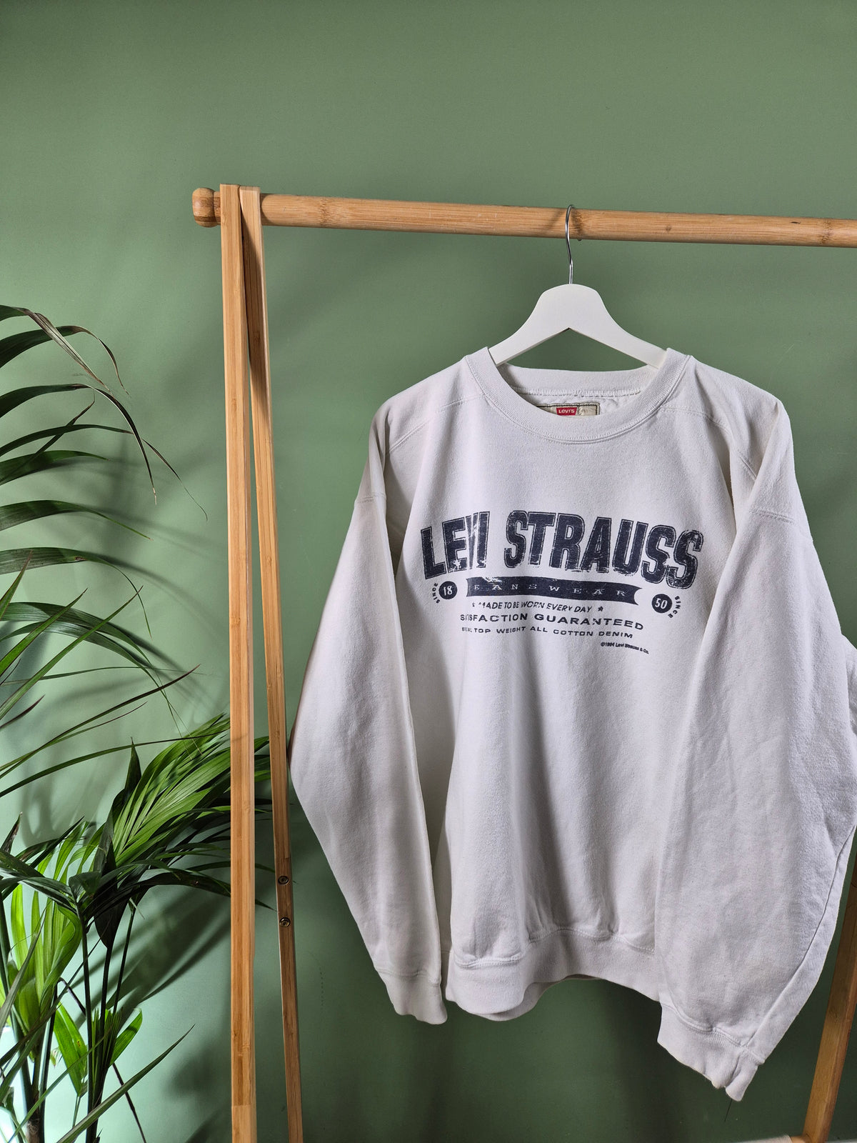 Levi's Sweater Heren | Wit | Maat L