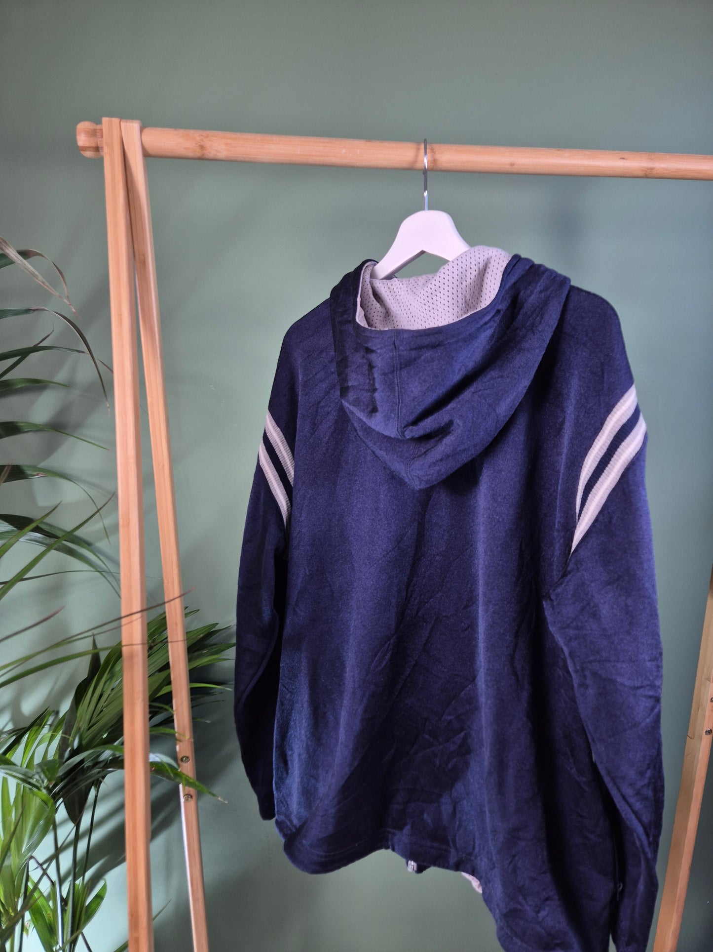 Tommy Hilfiger Hooded Zipper Heren | Blauw | Maat M