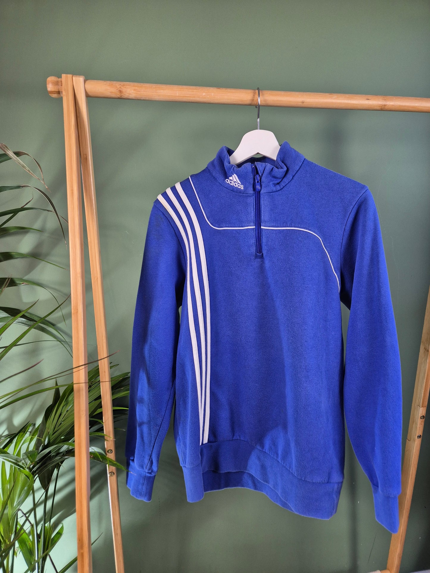 Adidas quarter zip sweater maat S