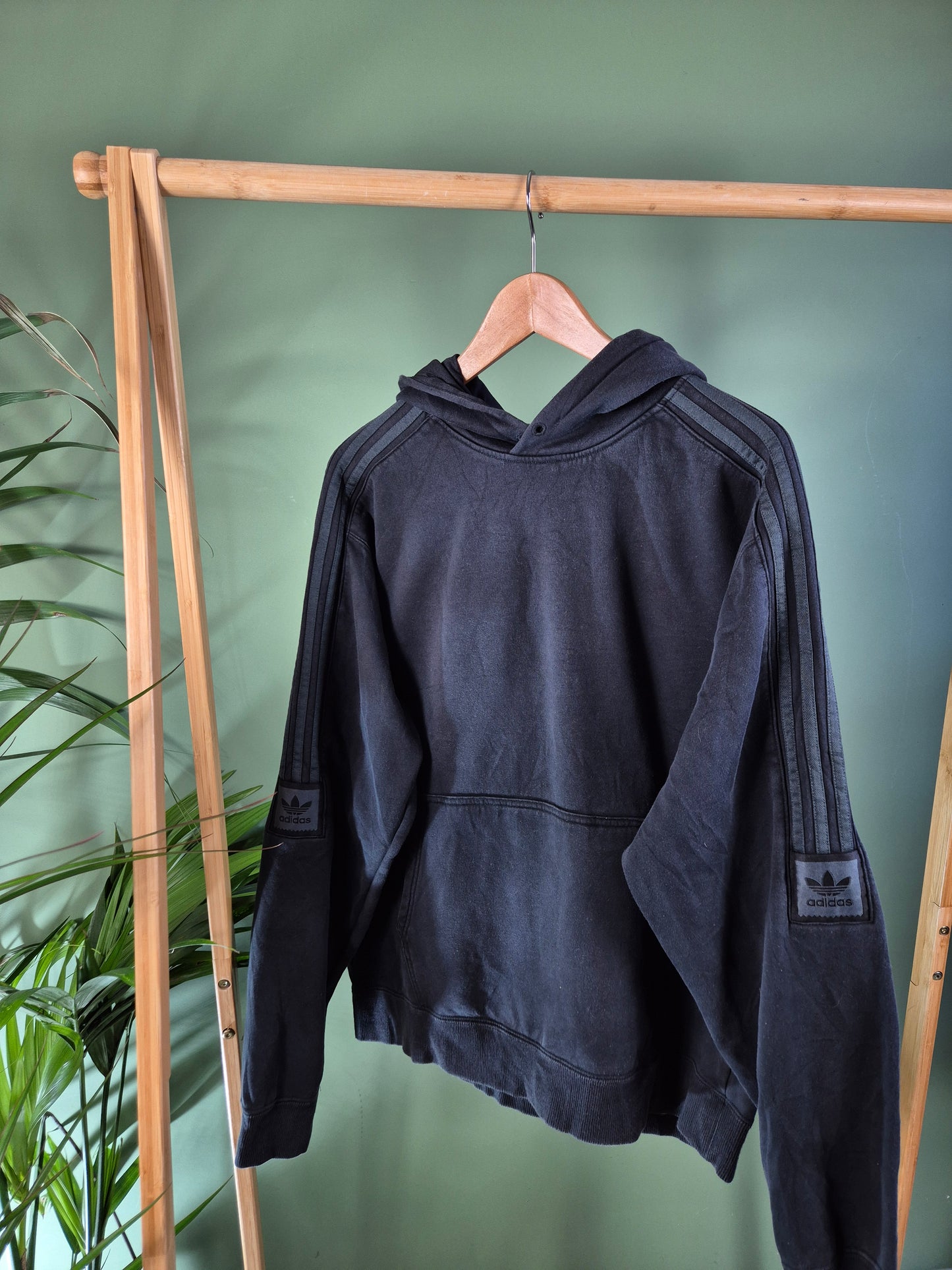 Adidas equipment 3-stripes hoodie maat L