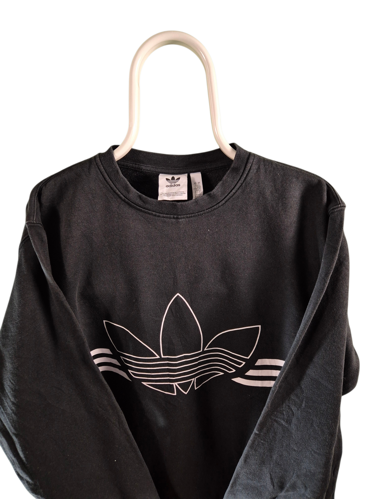 Adidas Sweater Heren | Zwart | Maat L