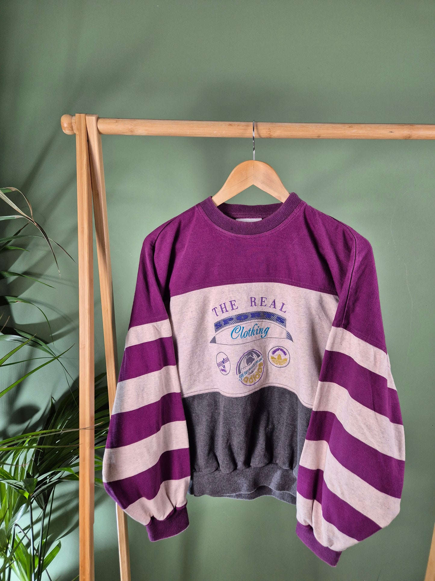 Adidas 80s rare sweater maat M