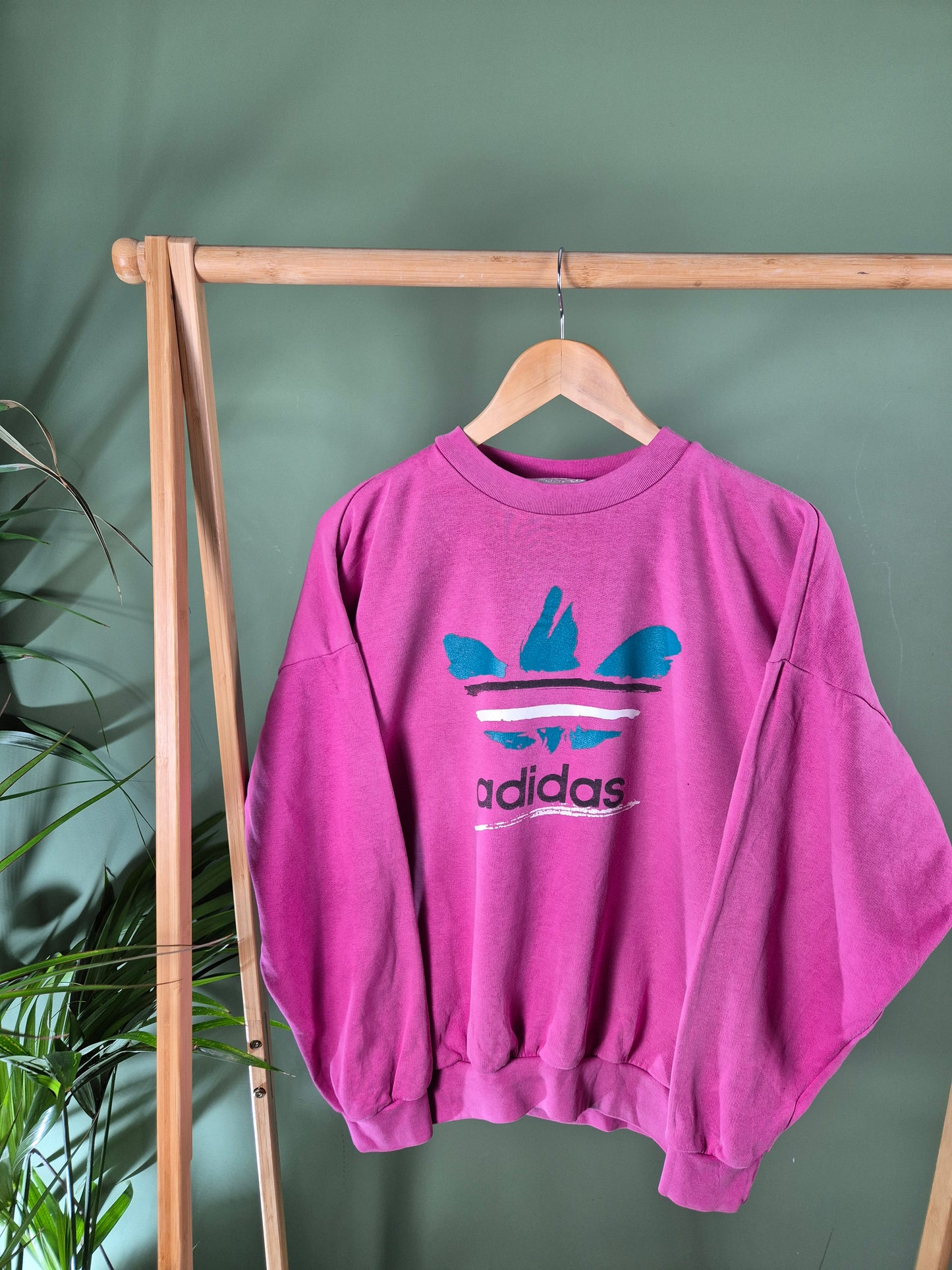Adidas 80s logo sweater maat S