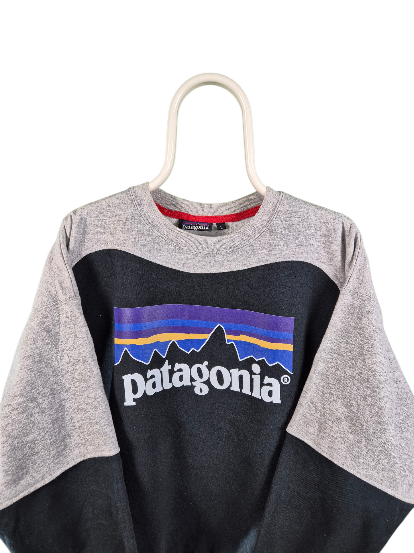 Patagonia logo rework sweater maat L