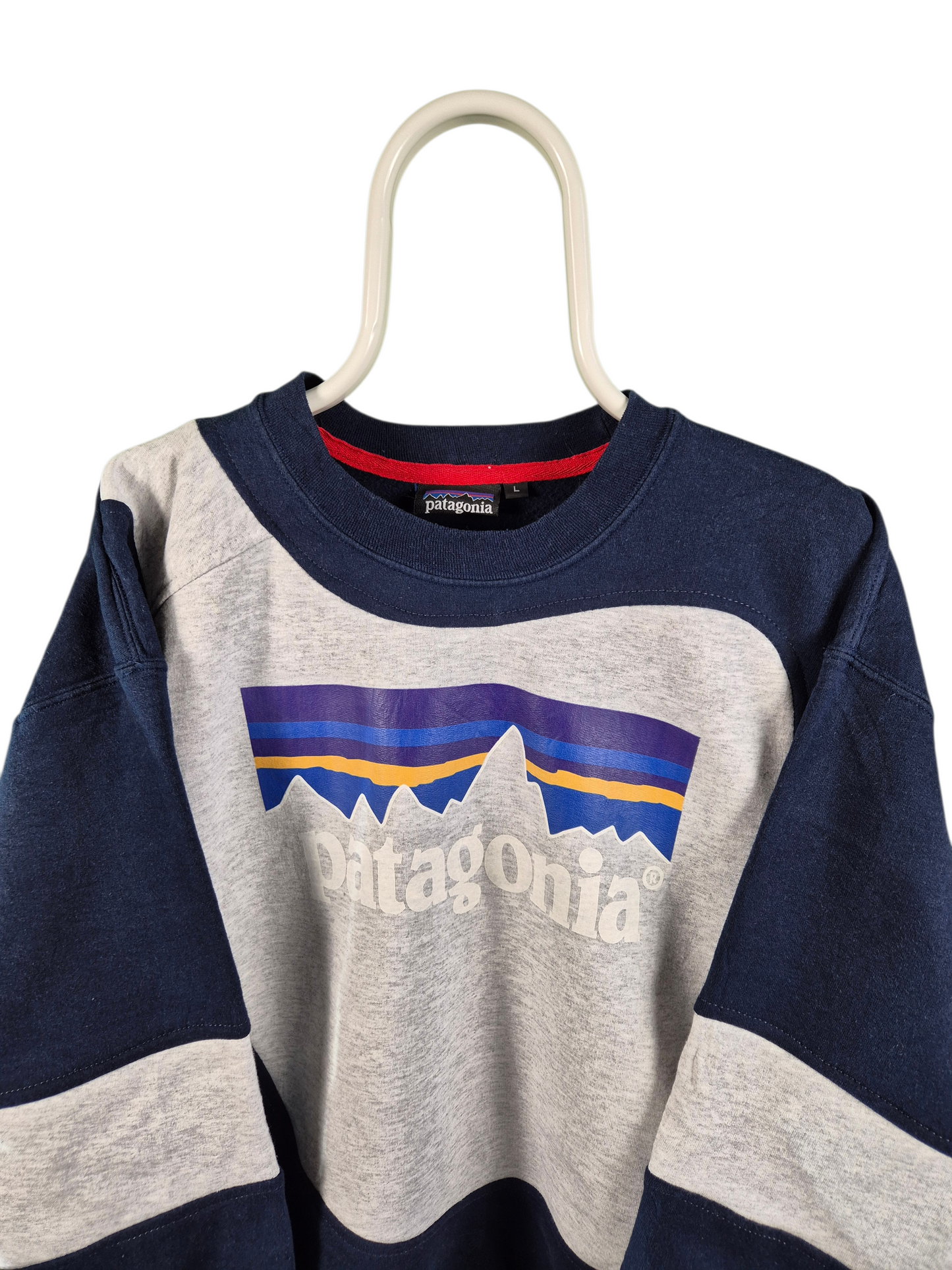 Patagonia logo rework sweater maat L