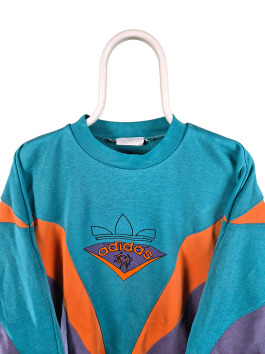 Adidas 80s front logo sweater maat L
