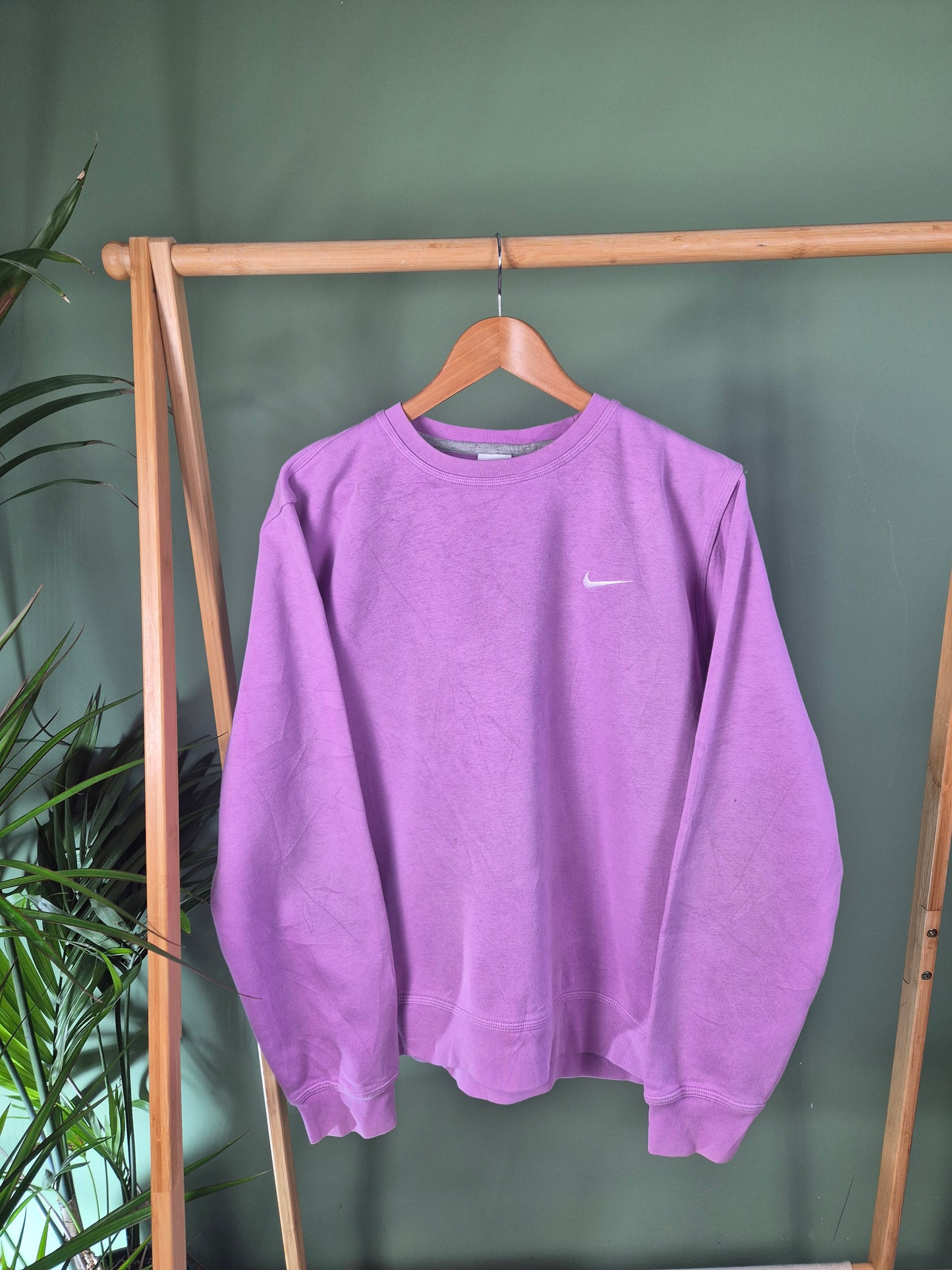 Nike chest swoosh sweater maat L