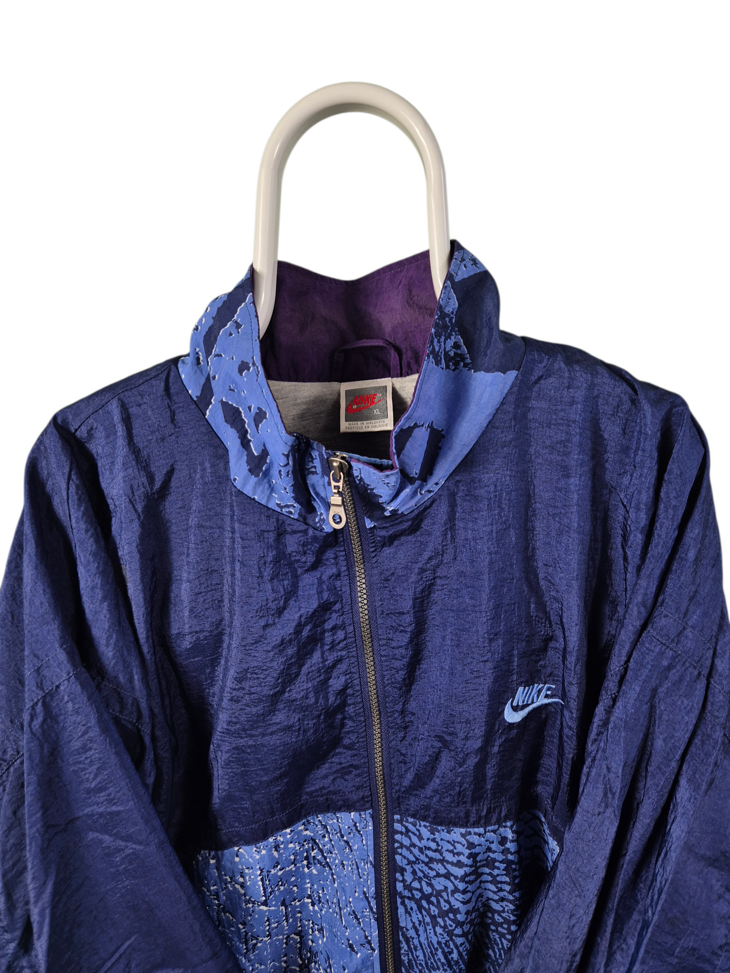 Nike 90s Track Jacket Heren | Blauw | XXL