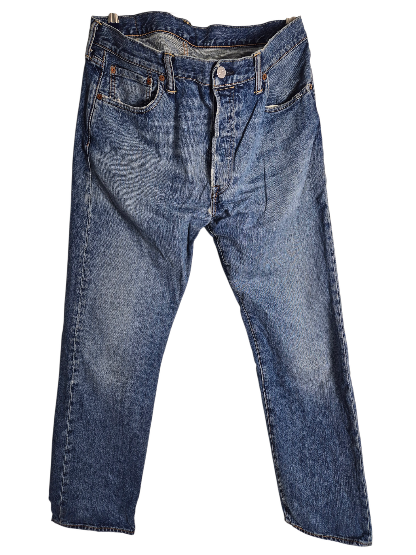 Levi's 501 Straight Jeans Heren | Blauw | W34 L32