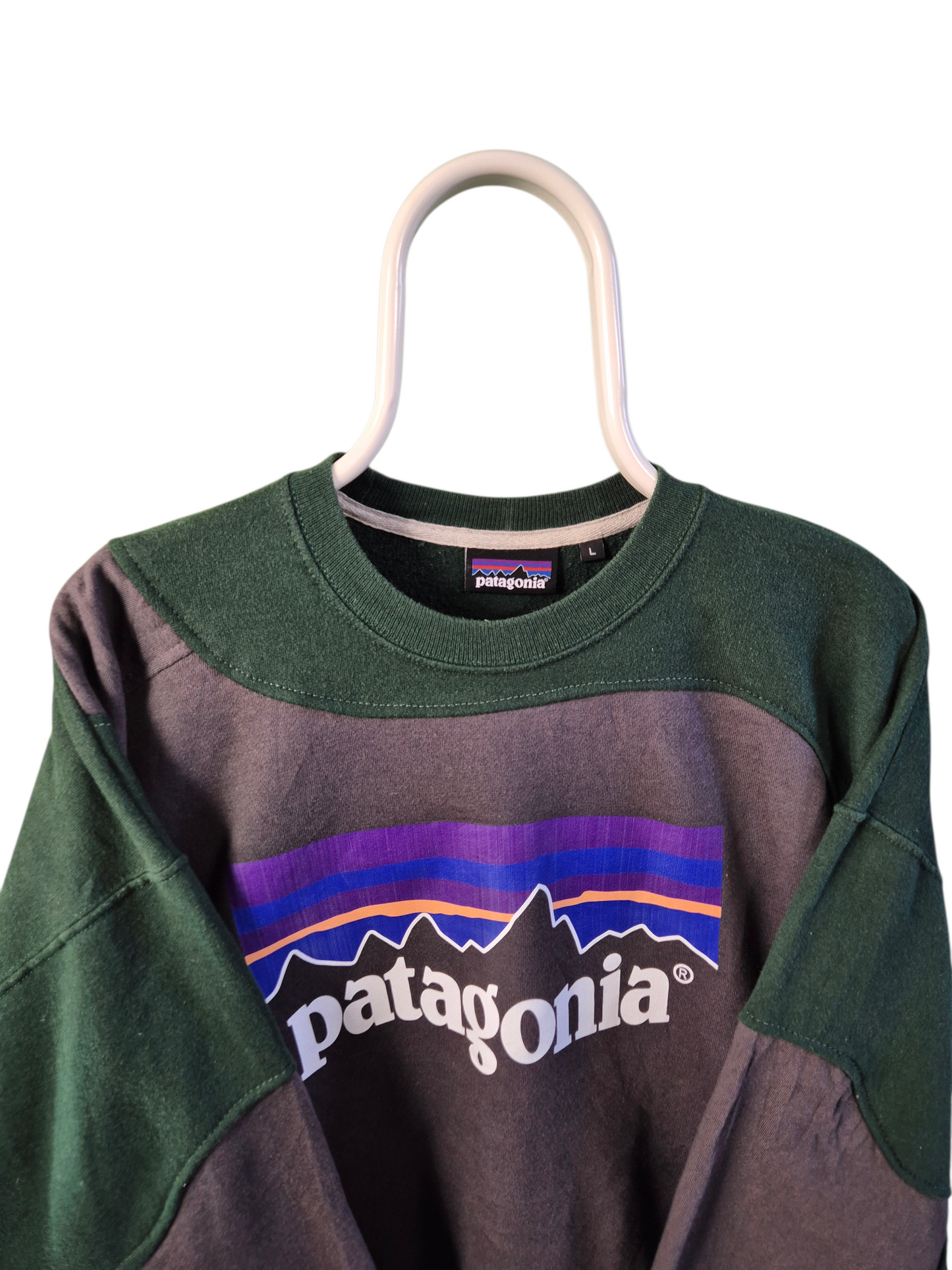 Patagonia logo rework sweater maat L