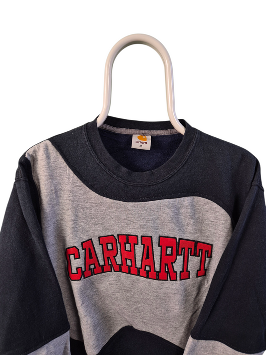 Carhartt spell out rework sweater maat M