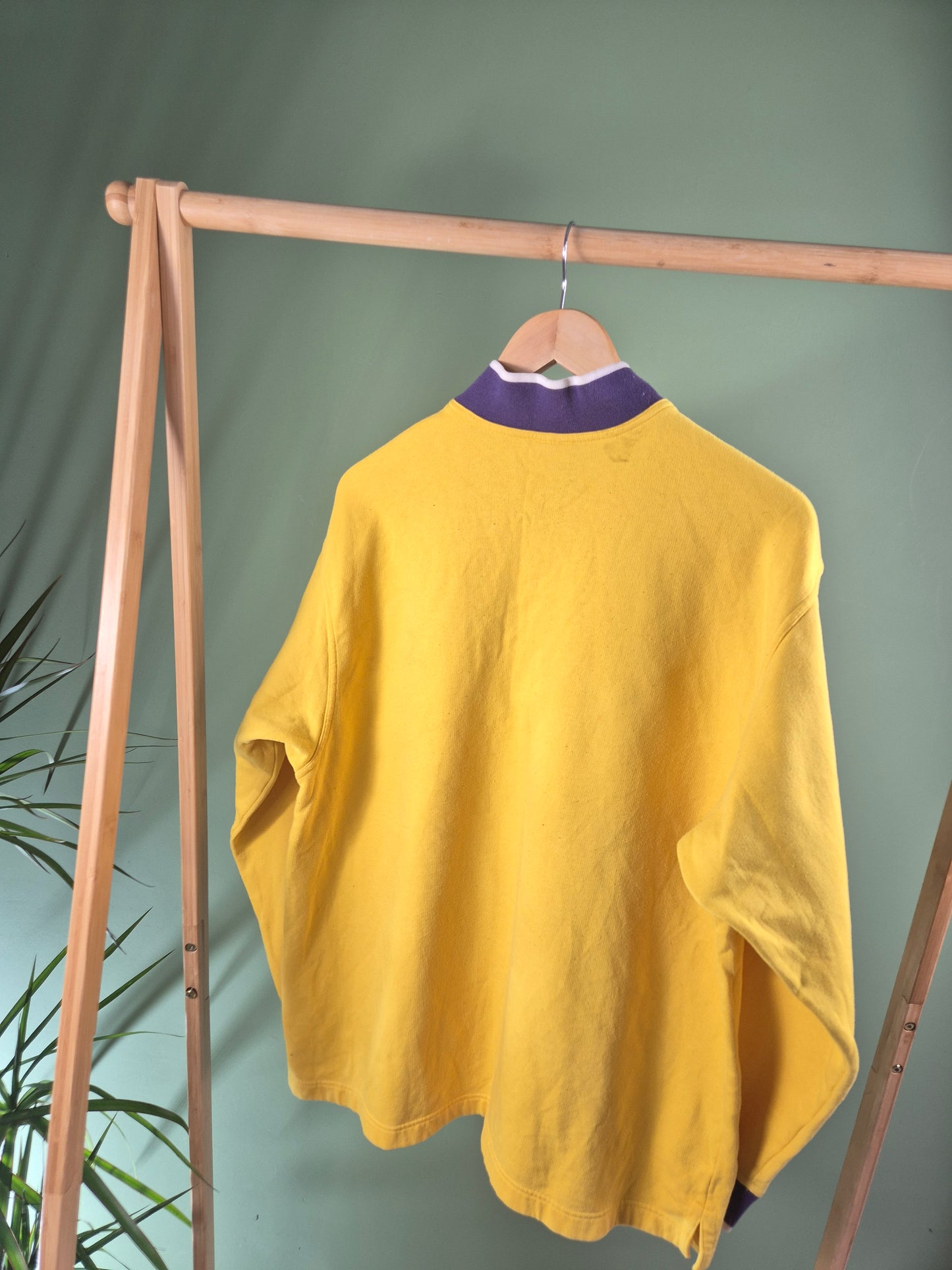 Nike 90s Quarter Zip Sweater Heren | Geel | L