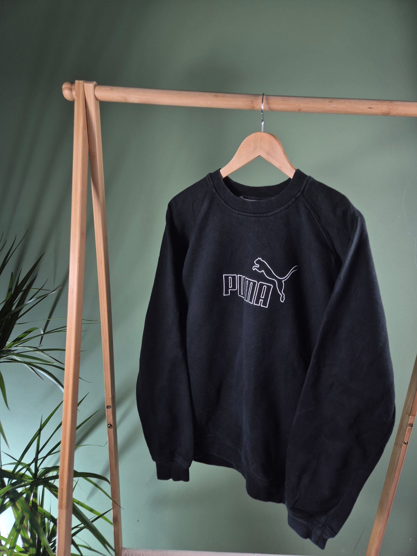 Puma 90s Sweater Heren | Zwart | M