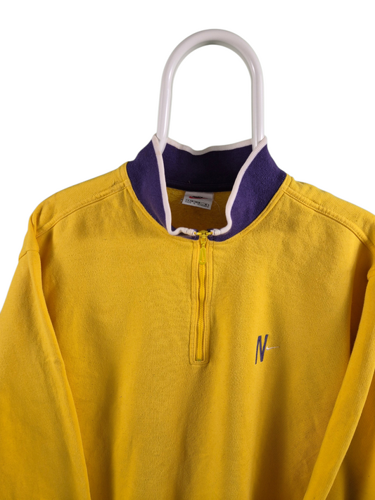 NIKE 90s quarter zip sweater maat L