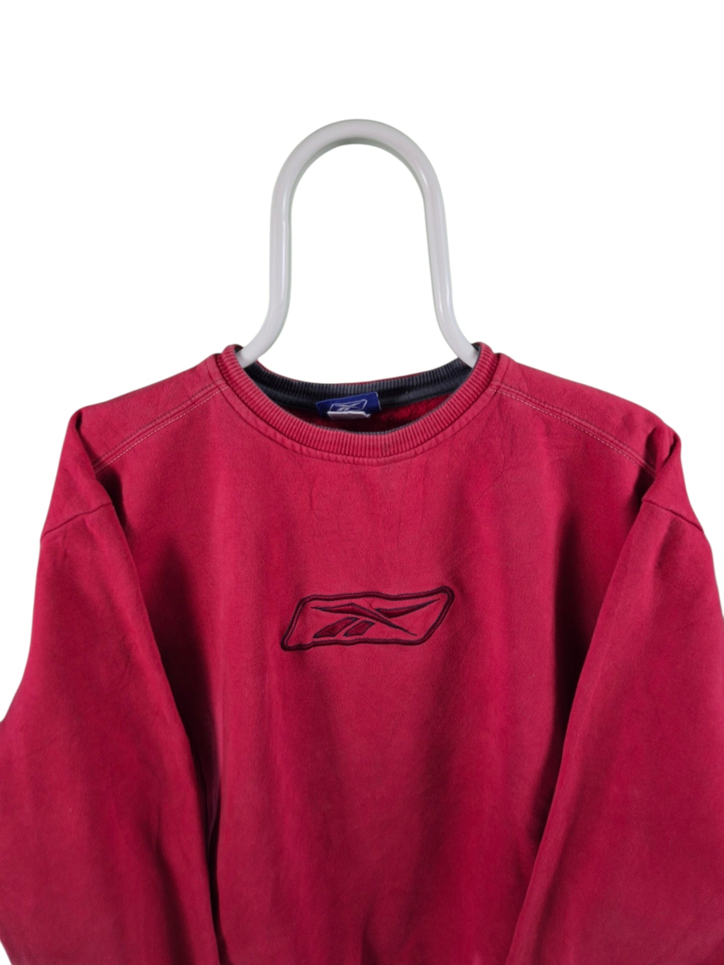 Reebok 00s Front Logo Sweater Dames | Rood | Maat M