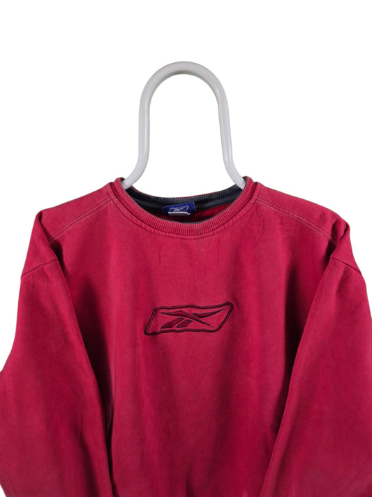Reebok 00s front logo sweater maat M