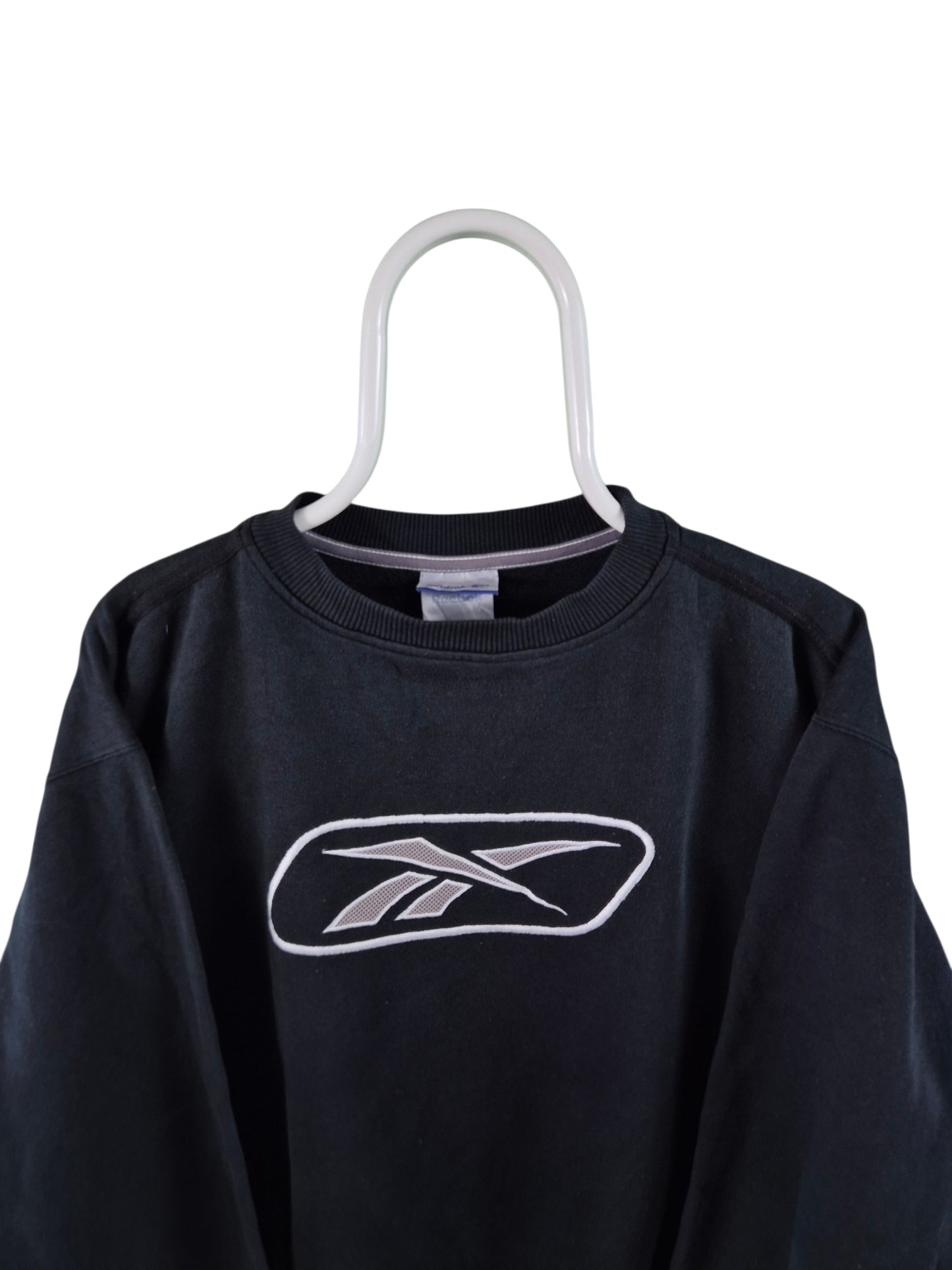 Reebok 00s front logo sweater maat M