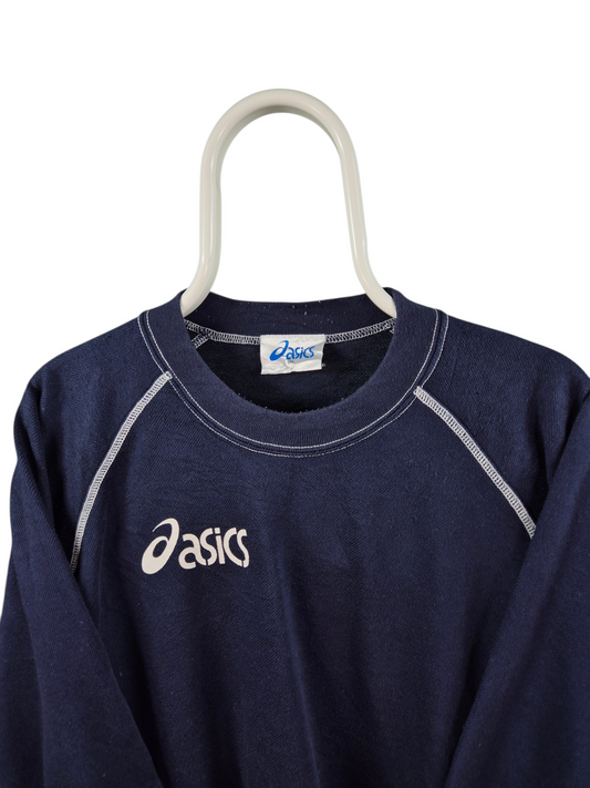 Asics Sweater Heren | Blauw | Maat XXL