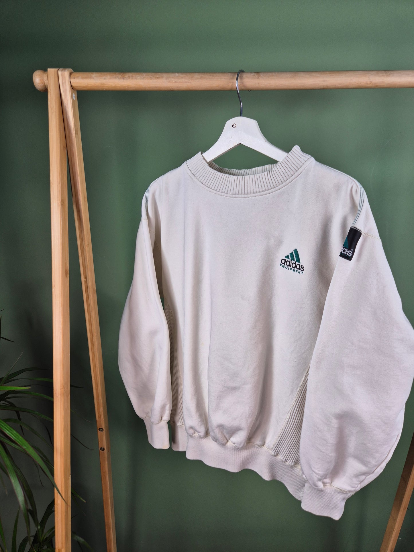 Adidas Equipment 90s Sweater Dames | Wit | Maat S
