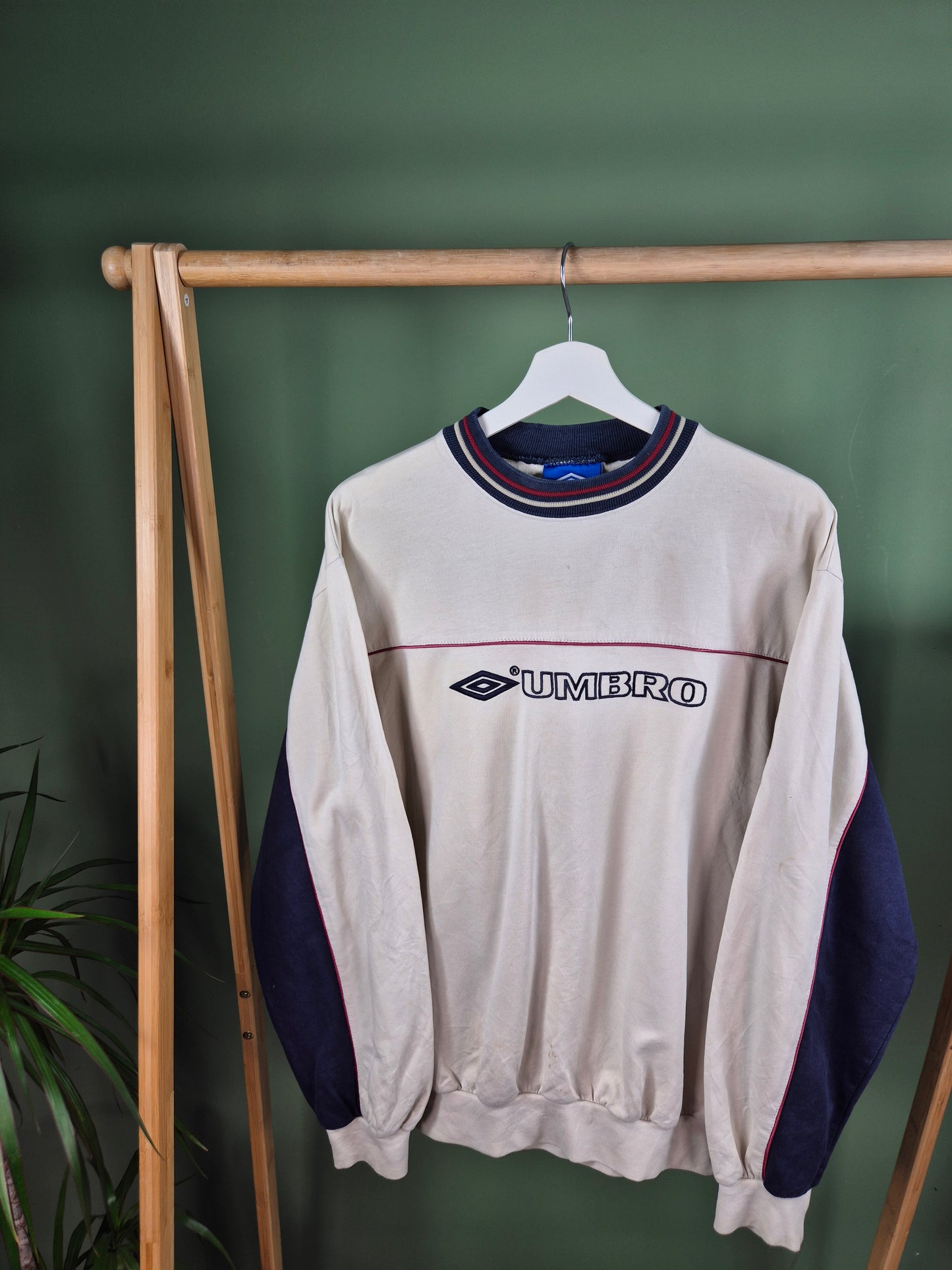 Umbro Sweater Heren | Crèmewit | Maat M