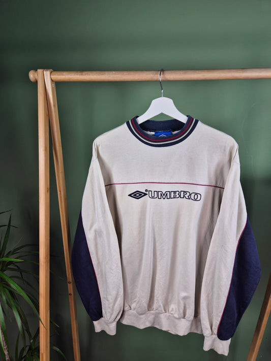 Umbro Sweater Heren | Crèmewit | Maat M