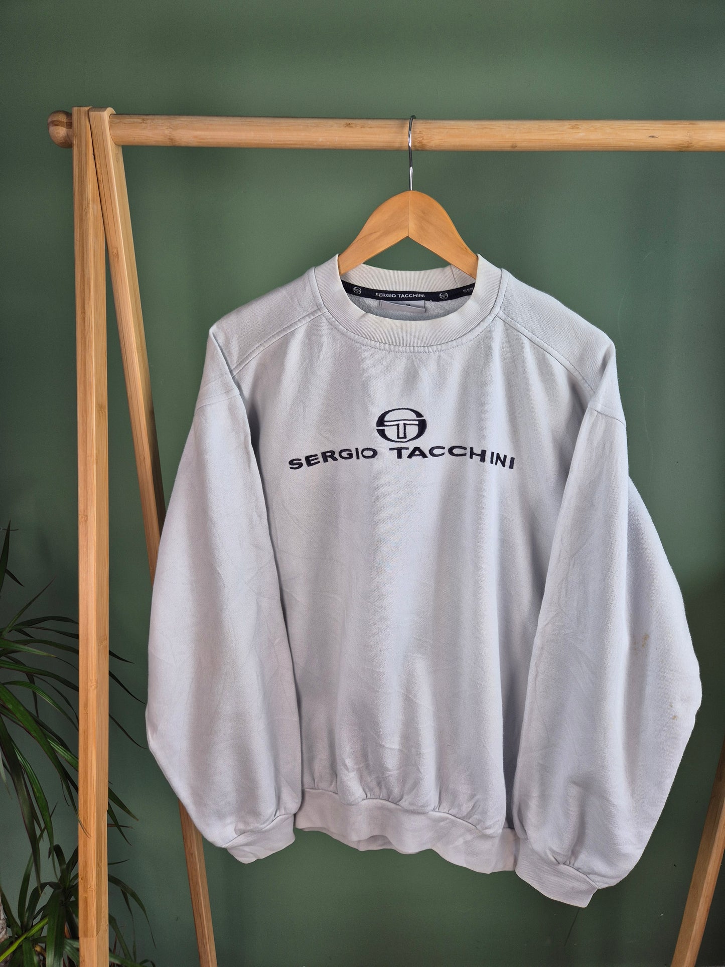 Sergio Tacchini sweatshirt M blauw heren
