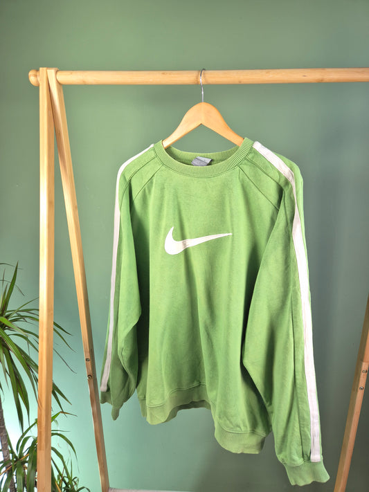 Nike Swoosh Sweatshirt Heren | Groen | Maat XL