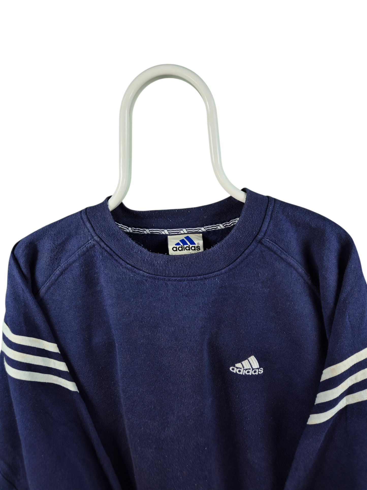 Adidas 90s 3 Stripes Sweater Heren | Blauw | Maat L