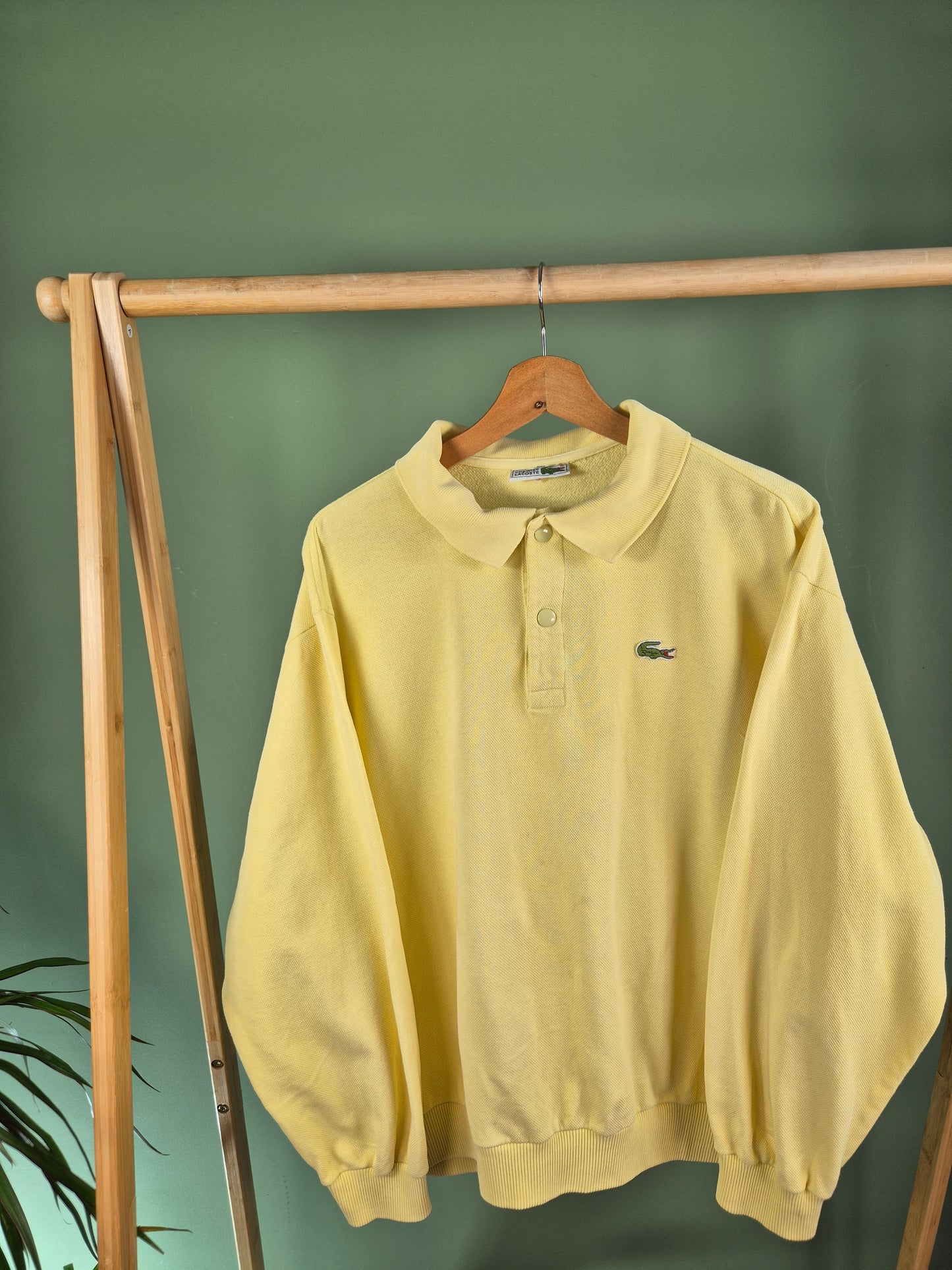 Lacoste Chest Logo Polo Dames | Geel | Maat M