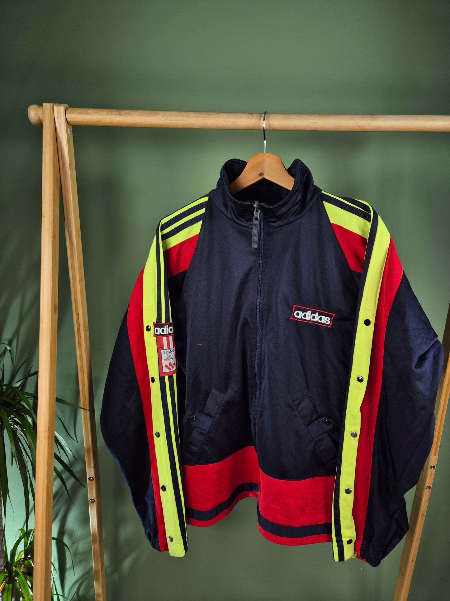Adidas 90s Track Jacket Dames | Blauw | Maat M