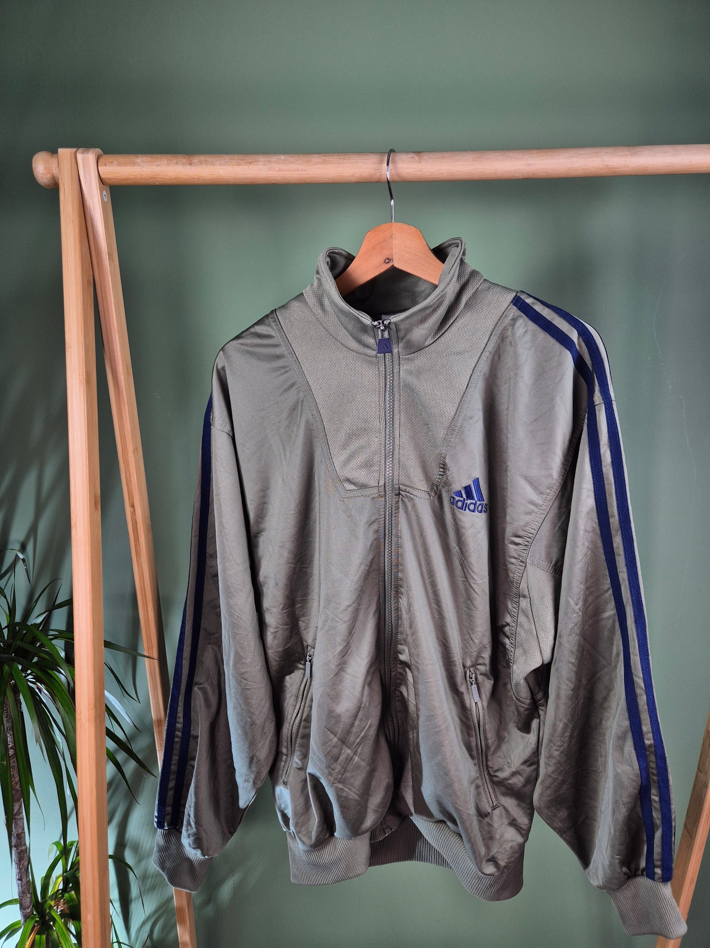 Adidas 90s 3 Stripes Track Jacket Heren | Groen | Maat M