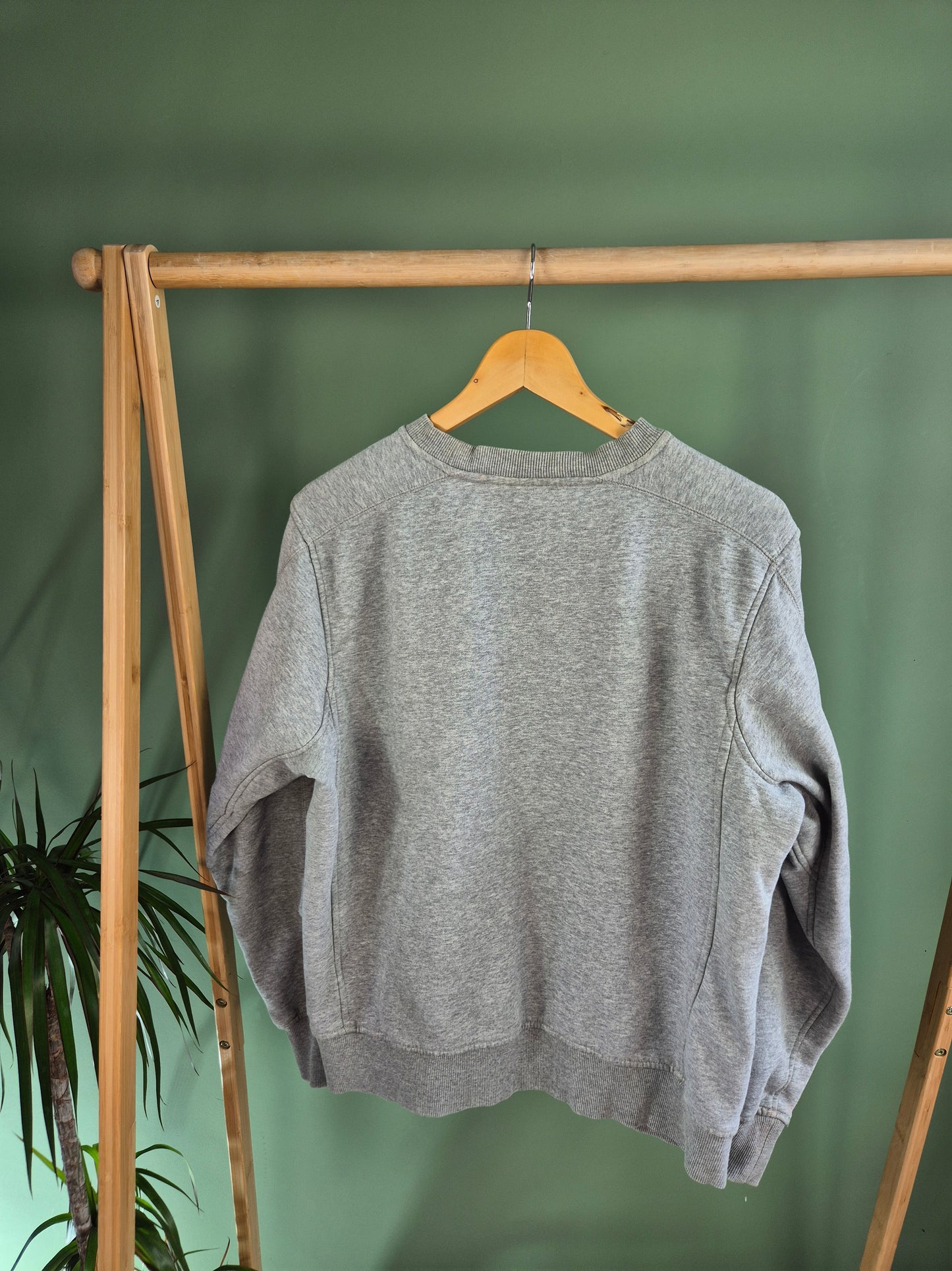 Nike Swoosh Sweater Dames | Grijs | Maat M