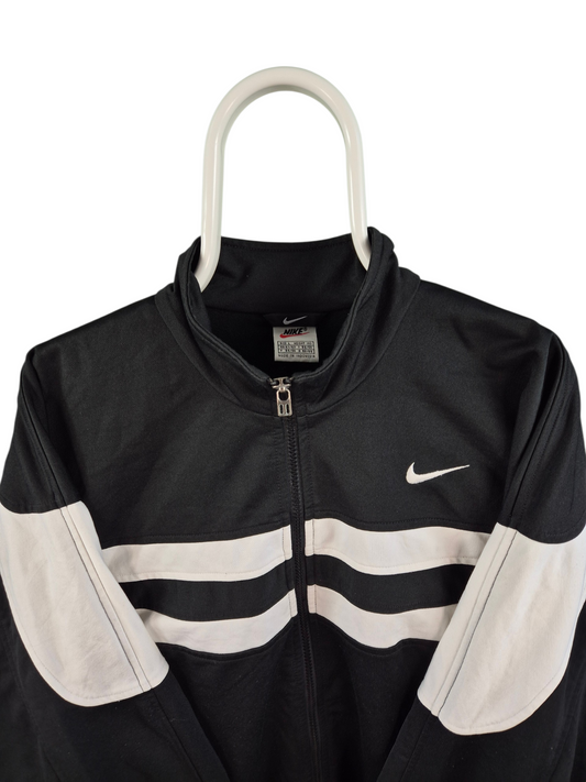 Nike 90s Chest Swoosh Jack Heren | Zwart | Maat L