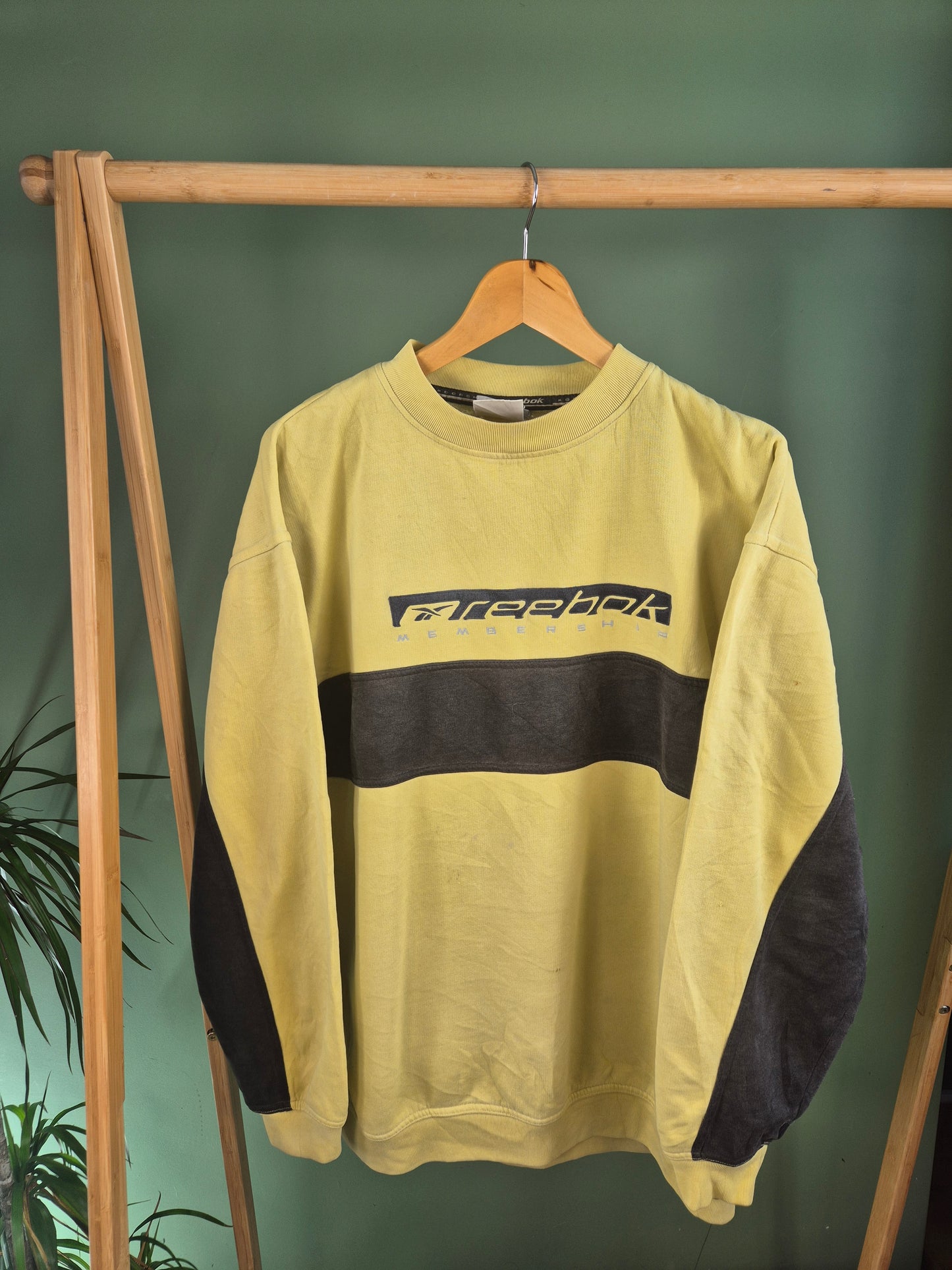 Reebok 90s Sweatshirt Heren | Geel | Maat L