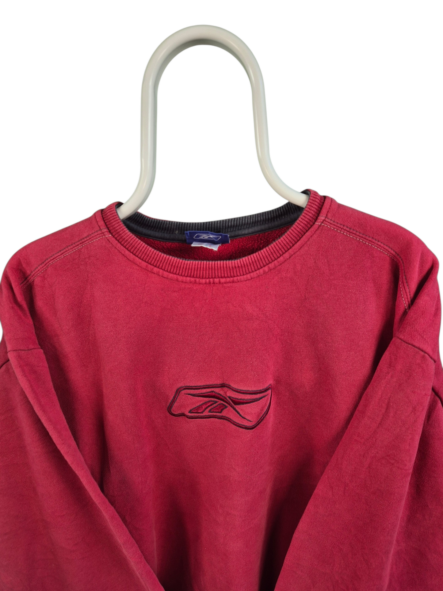 Reebok 90s Front Logo Sweater Heren | Rood | Maat XL