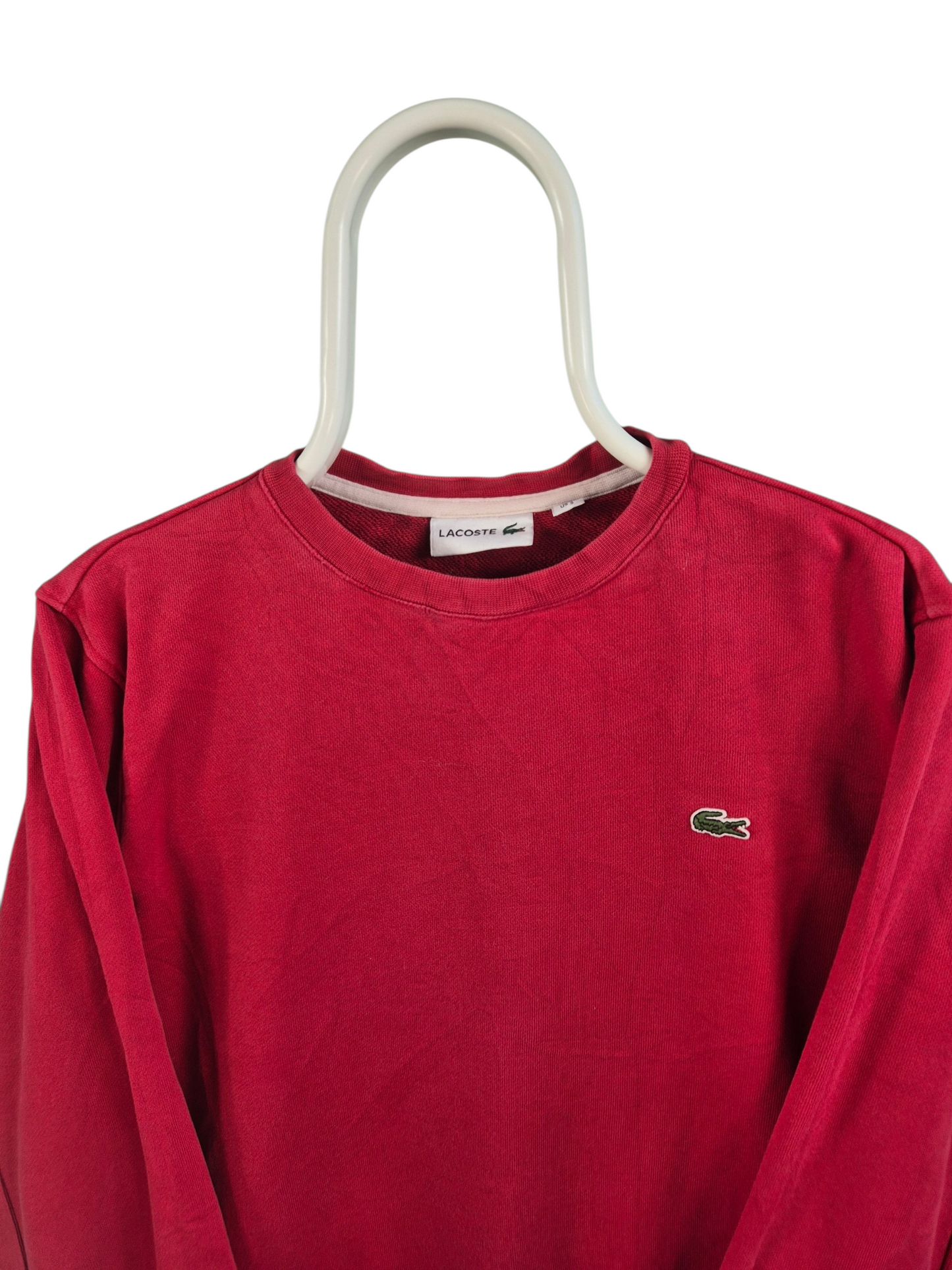 Lacoste Chest Logo Sweater Dames | Rood | Maat S