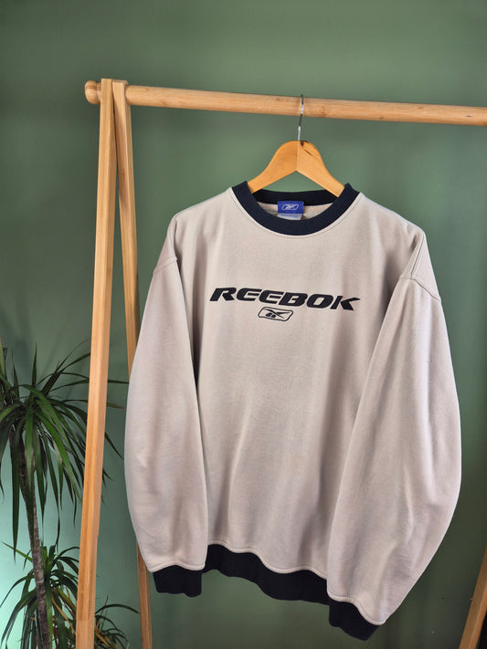 Reebok 90s Sweater Heren | Beige | Maat L