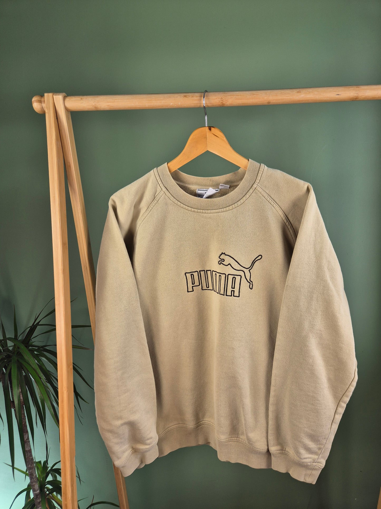 Puma 90s Sweater Heren | Bruin | Maat L