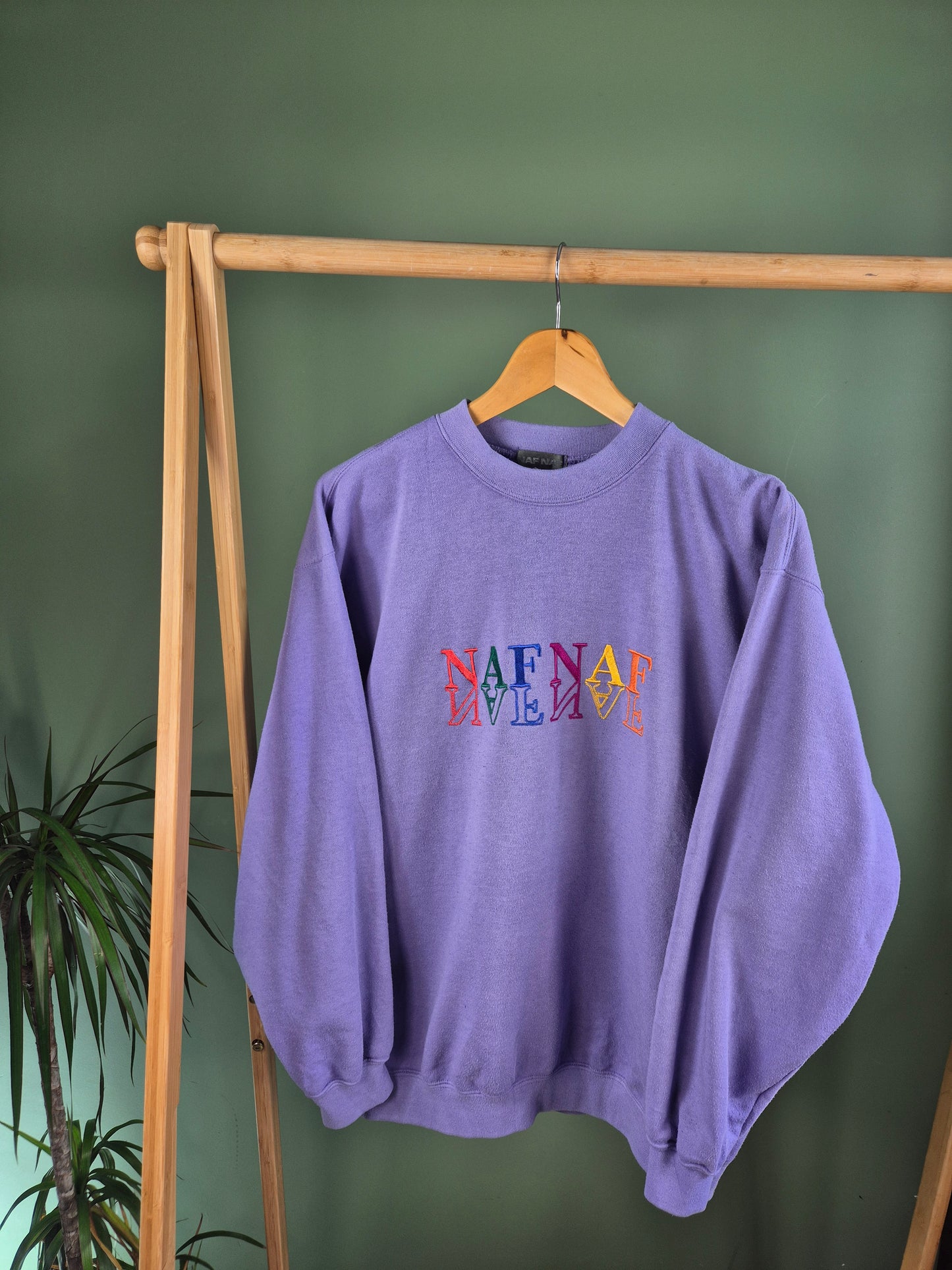 NafNaf 90s Sweatshirt Dames | Lila | Maat M