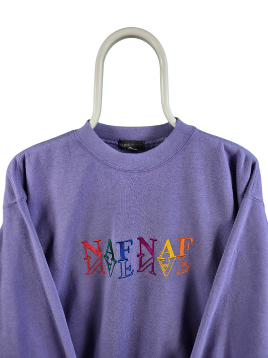 NafNaf 90s Sweatshirt Dames | Lila | Maat M