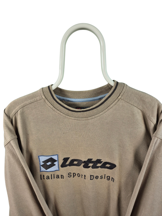 Lotto 90s Sweater Heren | Bruin | Maat M