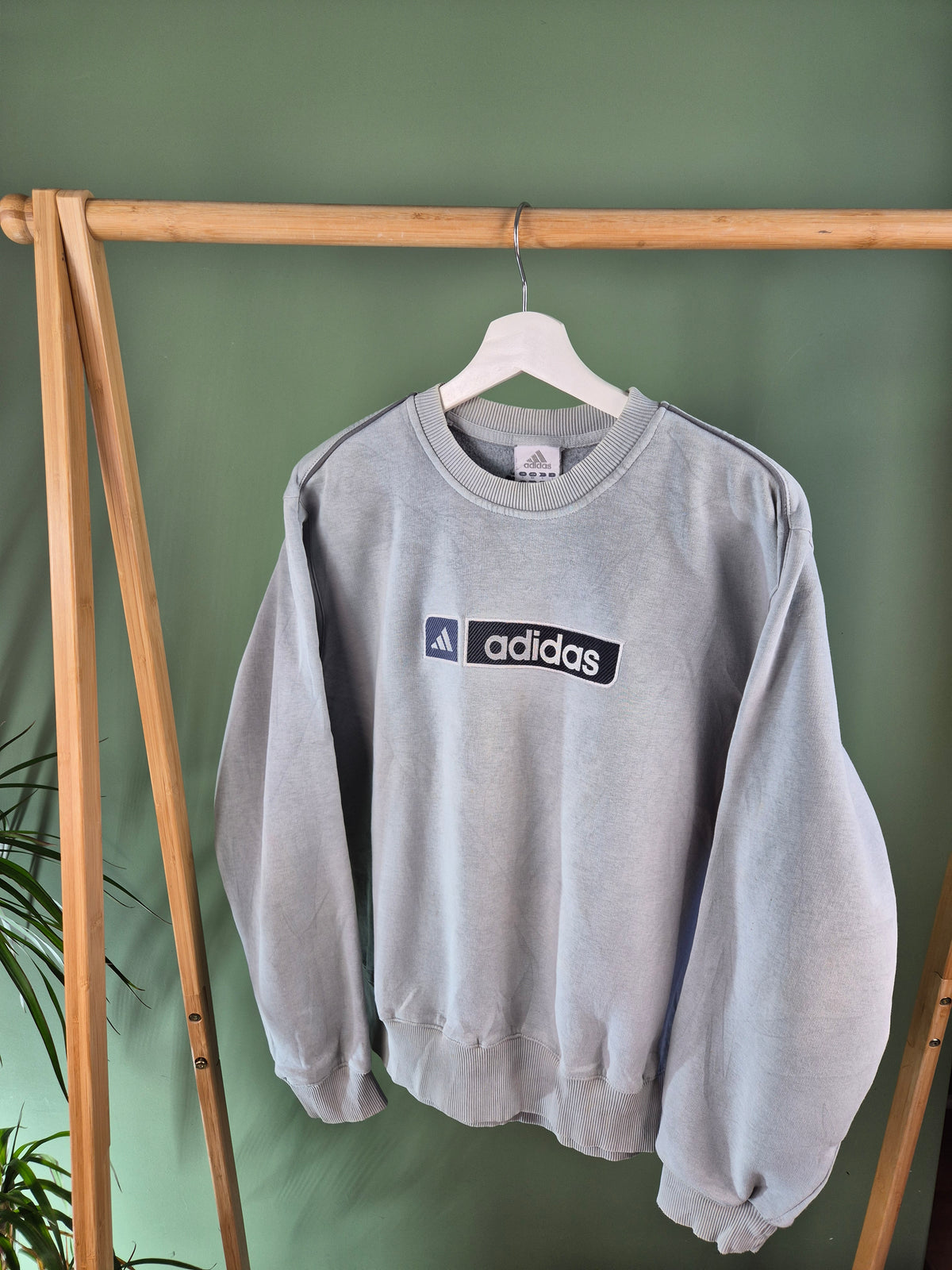 Adidas Sweatshirt Dames | Blauw | Maat S