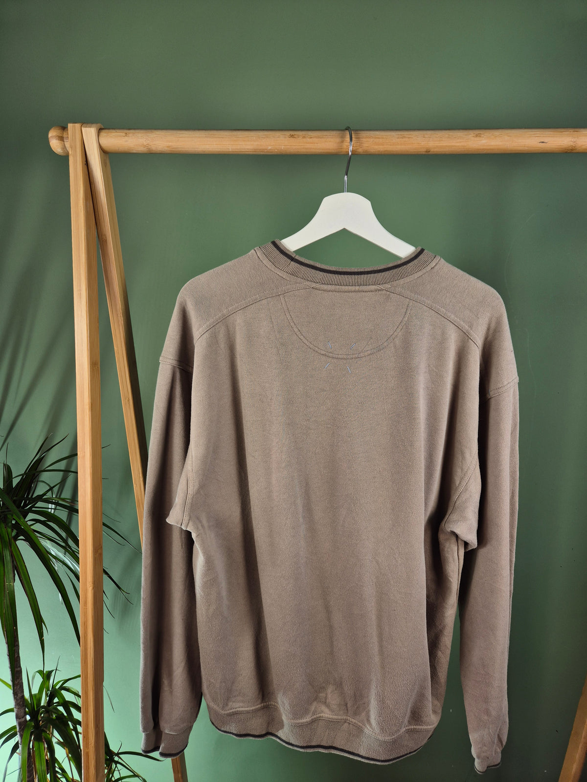 Lotto 90s Sweater Heren | Bruin | Maat M