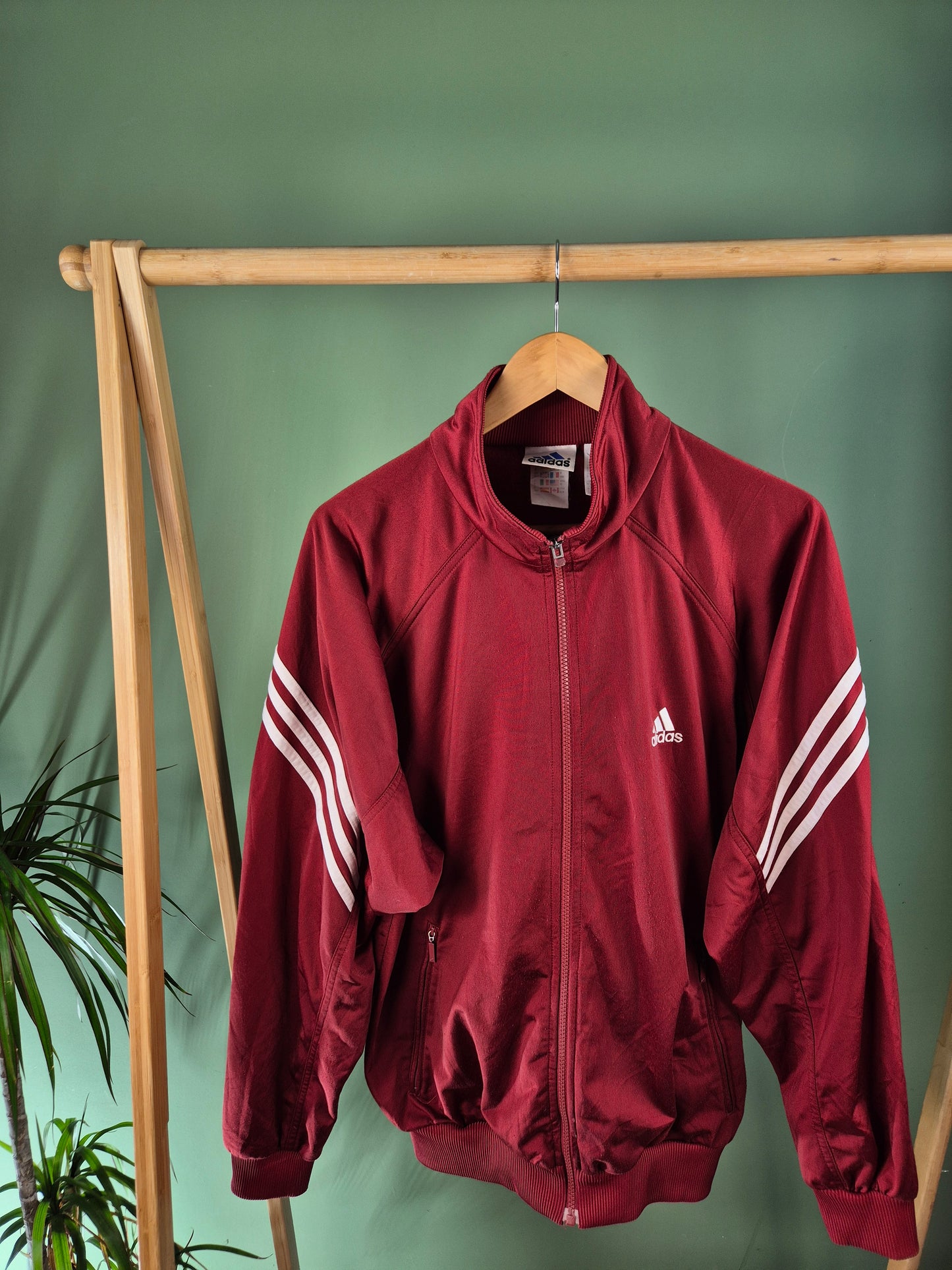 Adidas 90s 3-Stripes Vest Heren | Rood | Maat M