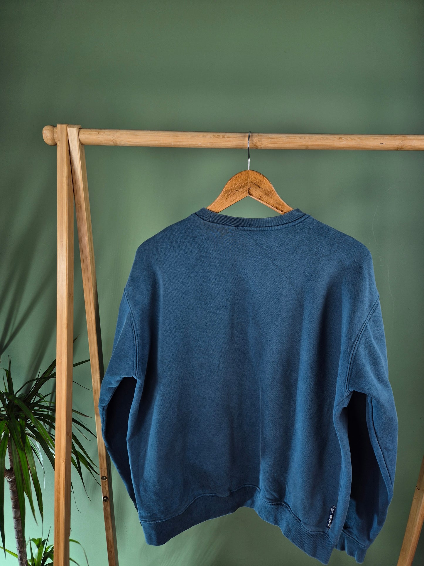 Reebok 90s Chest Logo Sweater Dames | Blauw | Maat M