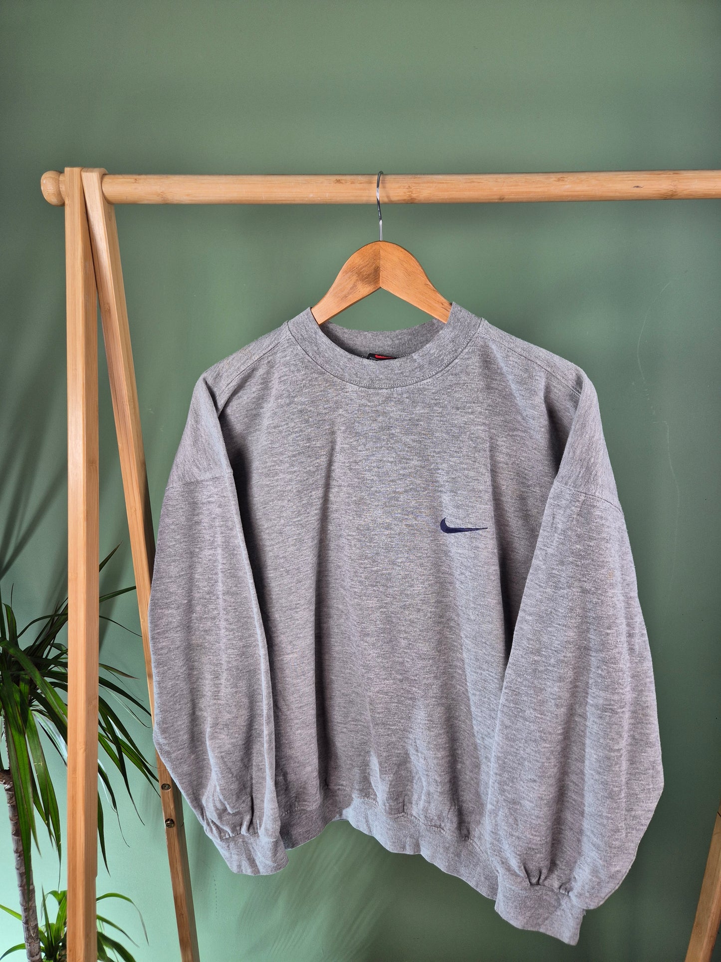 Nike Chest Swoosh Sweater Dames | Grijs | Maat L