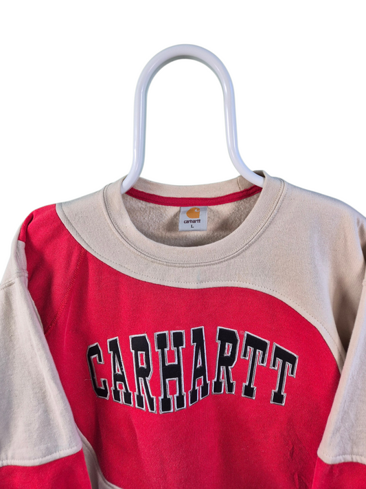 Carhartt Spell Out Rework Sweater Dames | Beige | Maat M