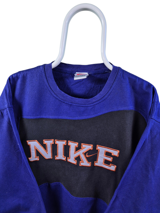 Nike 90s Spell Out Rework Sweater Heren | Paars | Maat L