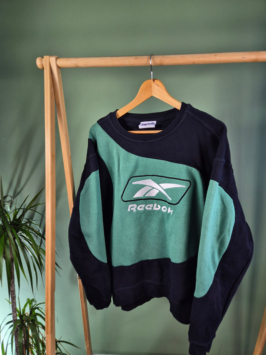 Reebok Rework Sweatshirt Heren | Blauw | Maat XL