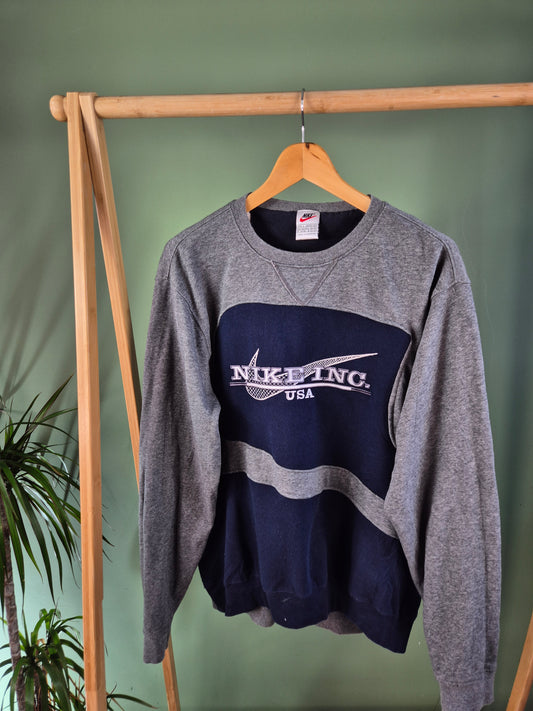 Nike 90s USA Rework Sweater Heren | Grijs | Maat M